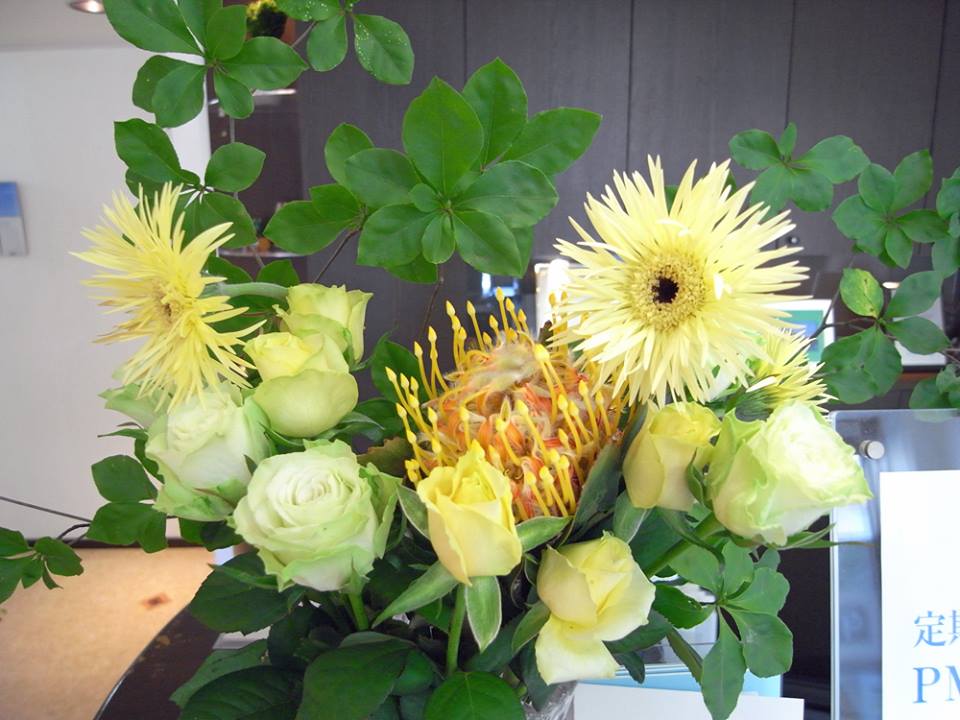今月のお花。